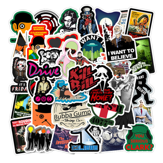 50pcs Classic Movies 2 Stickers