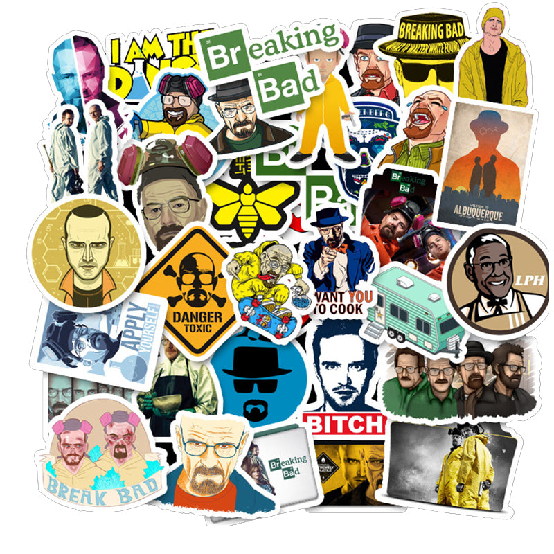 50pcs Breaking Bad Stickers – AU Sticker World