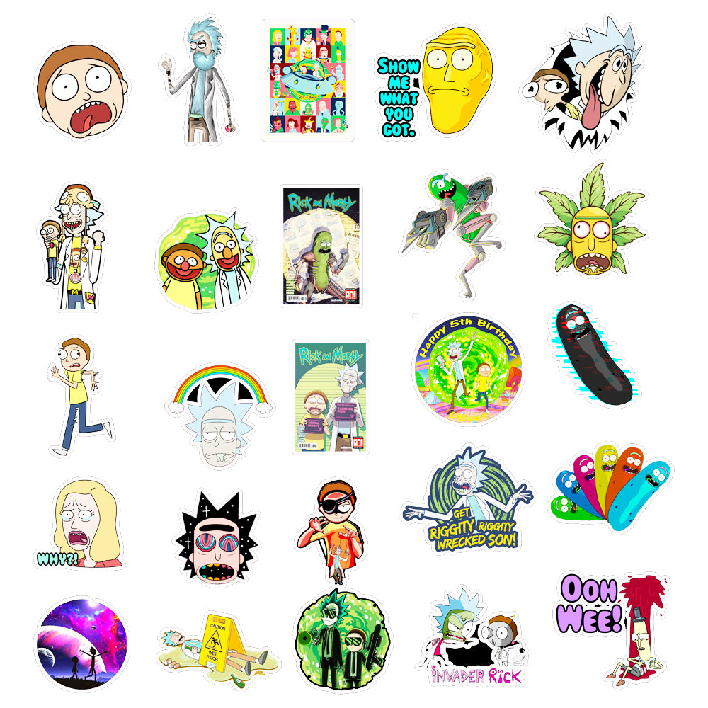 50pcs Rick and Morty 2 Stickers