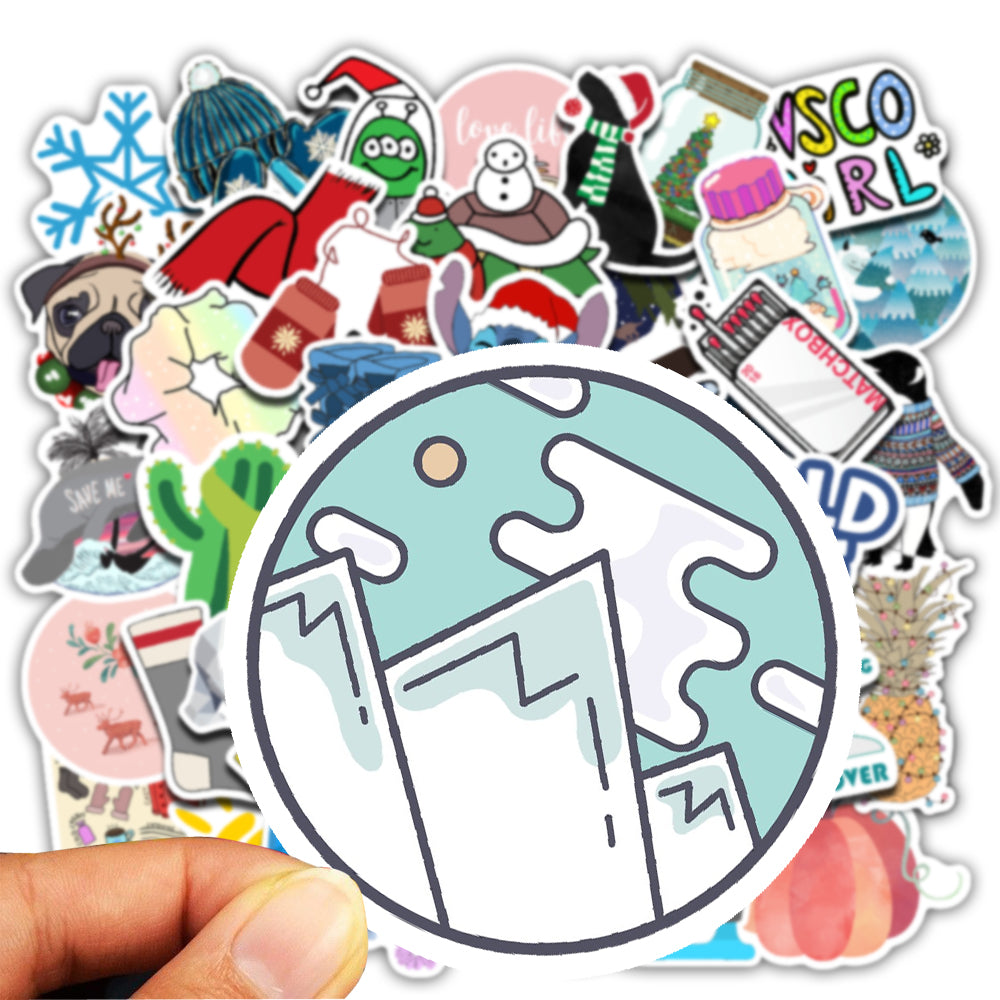 50pcs Winter INS Stickers