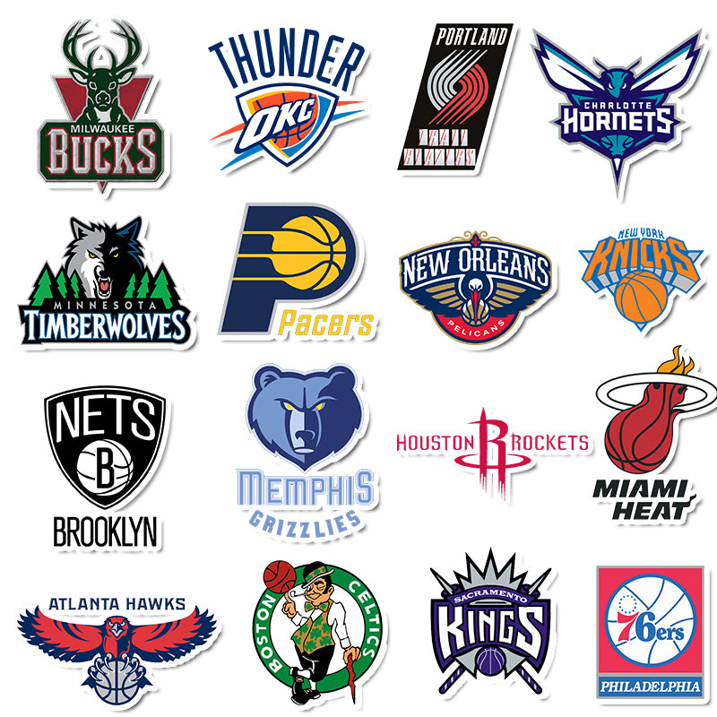 32pcs Basketball Stickers