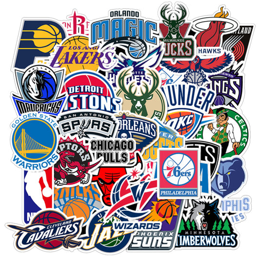 32pcs Basketball Stickers