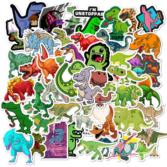 50pcs Dinosaur Travel Stickers