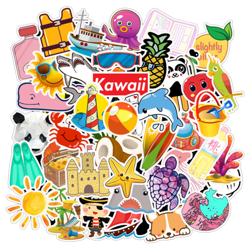 50pcs Cute INS 2 Stickers