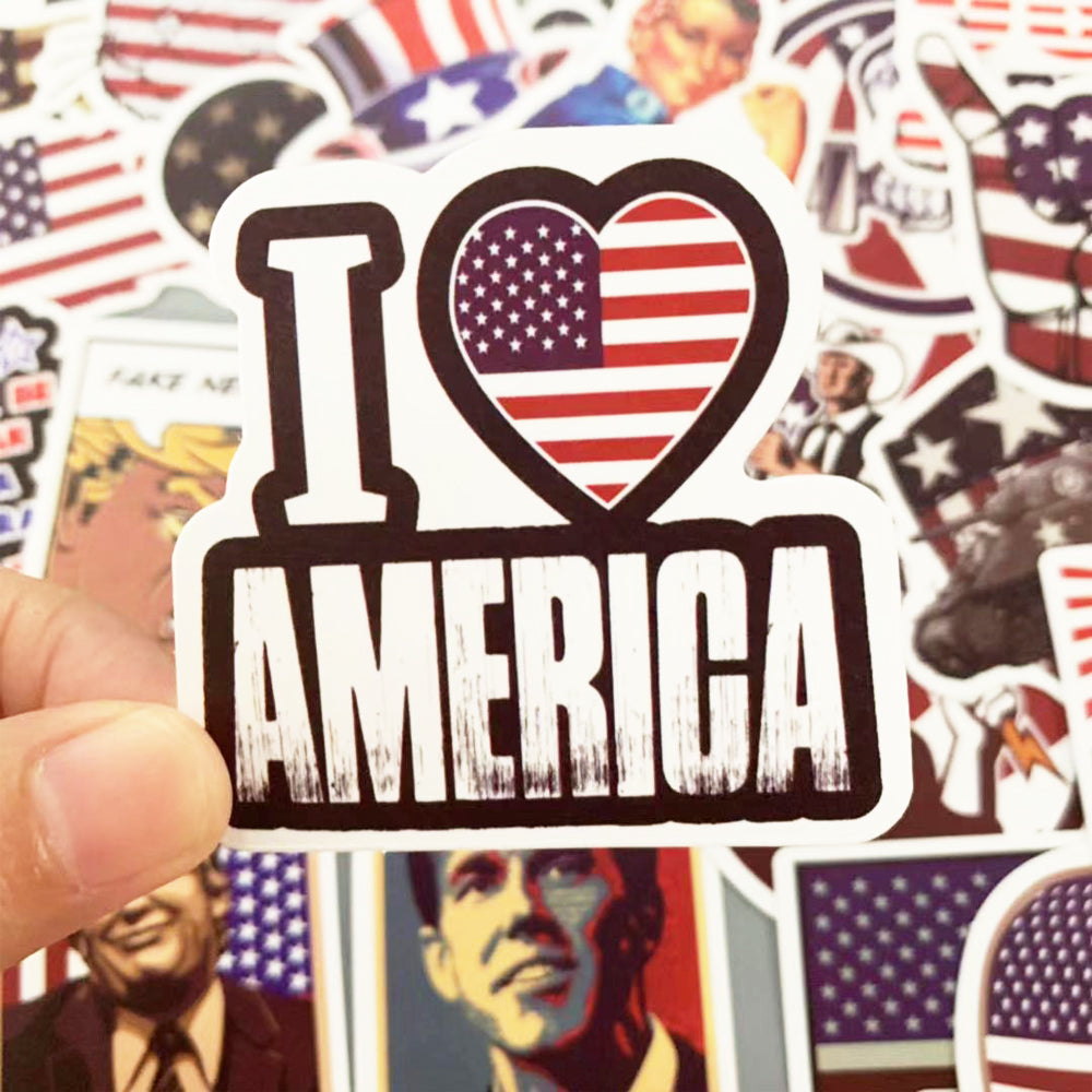 Americ Sticker 50pcs USA Stickers – AU Sticker World