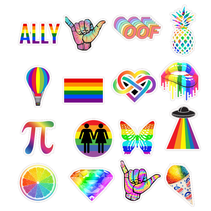 50pcs Rainbow Stickers