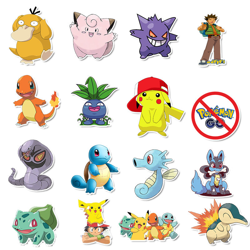 50pcs Pokemon 1 Stickers – AU Sticker World
