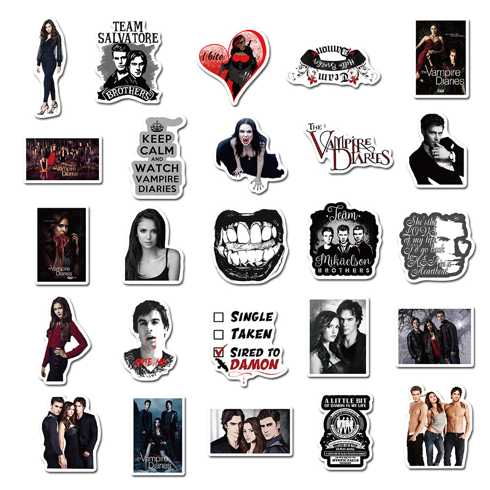 50pcs The Vampire Diaries 1 Stickers