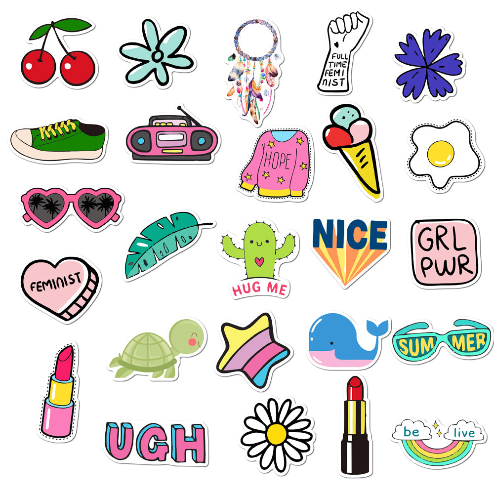 50pcs Cartoon INS Stickers