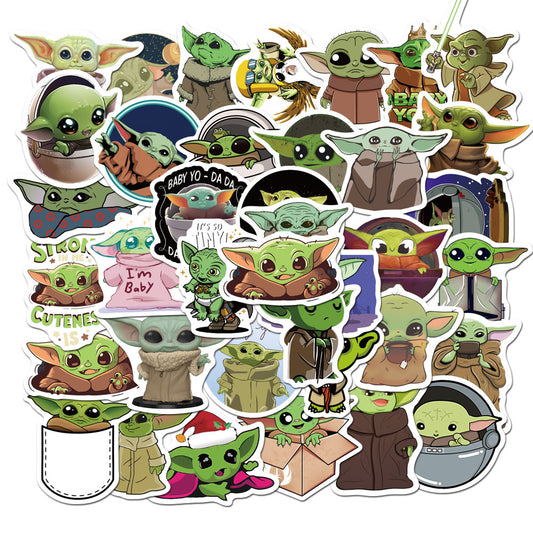 50pcs Baby Yoda Stickers