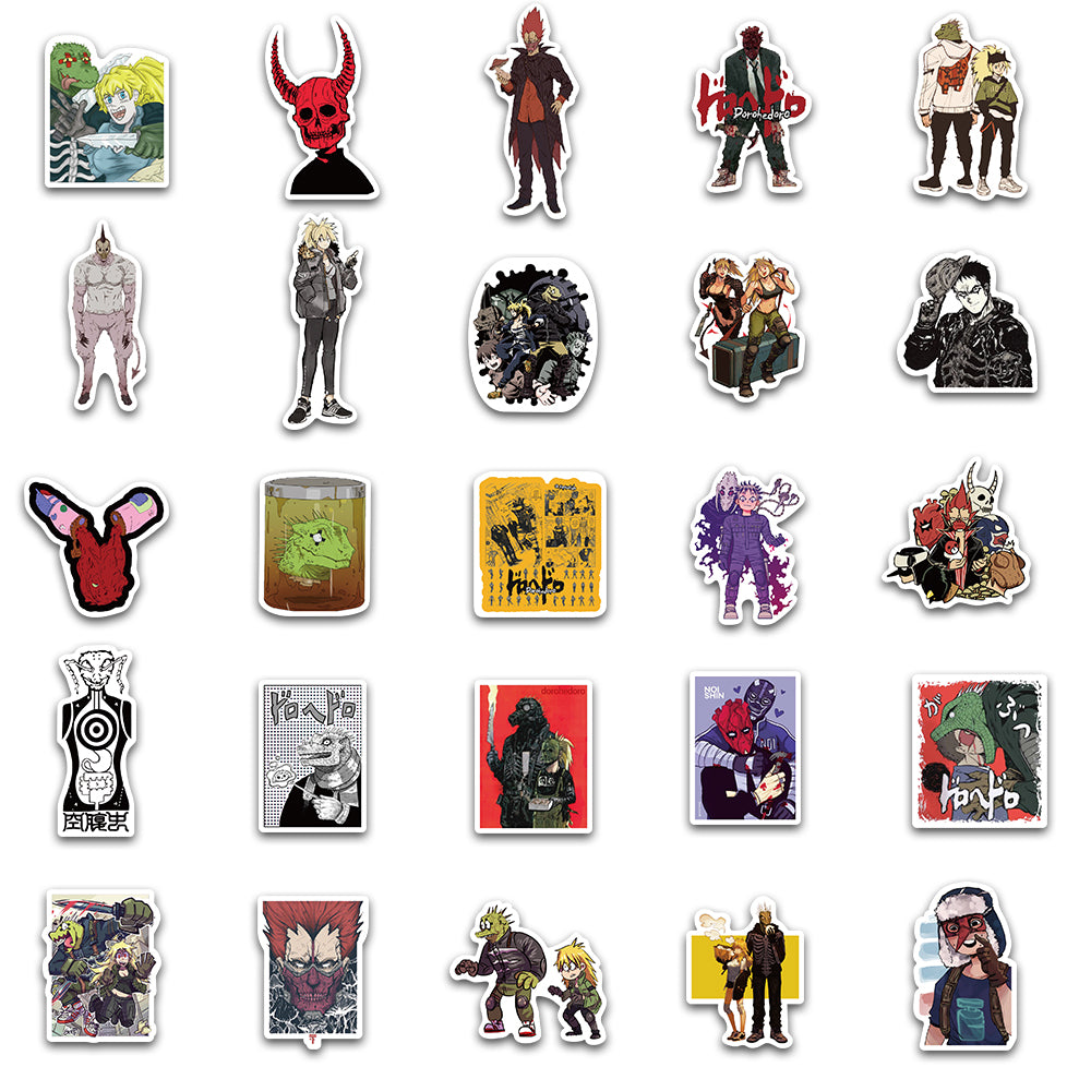 Daro Sticker 50pcs Dorohedoro Stickers – AU Sticker World