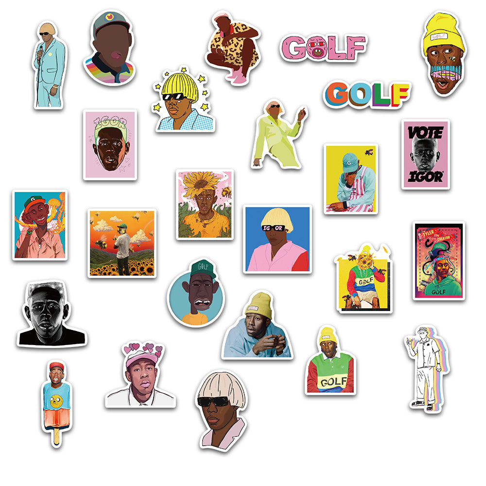 50pcs Tyler The Creator Stickers – AU Sticker World