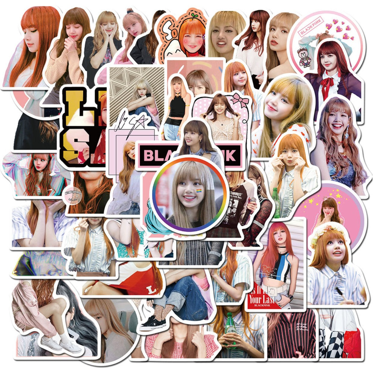 50pcs Lisa Stickers – AU Sticker World