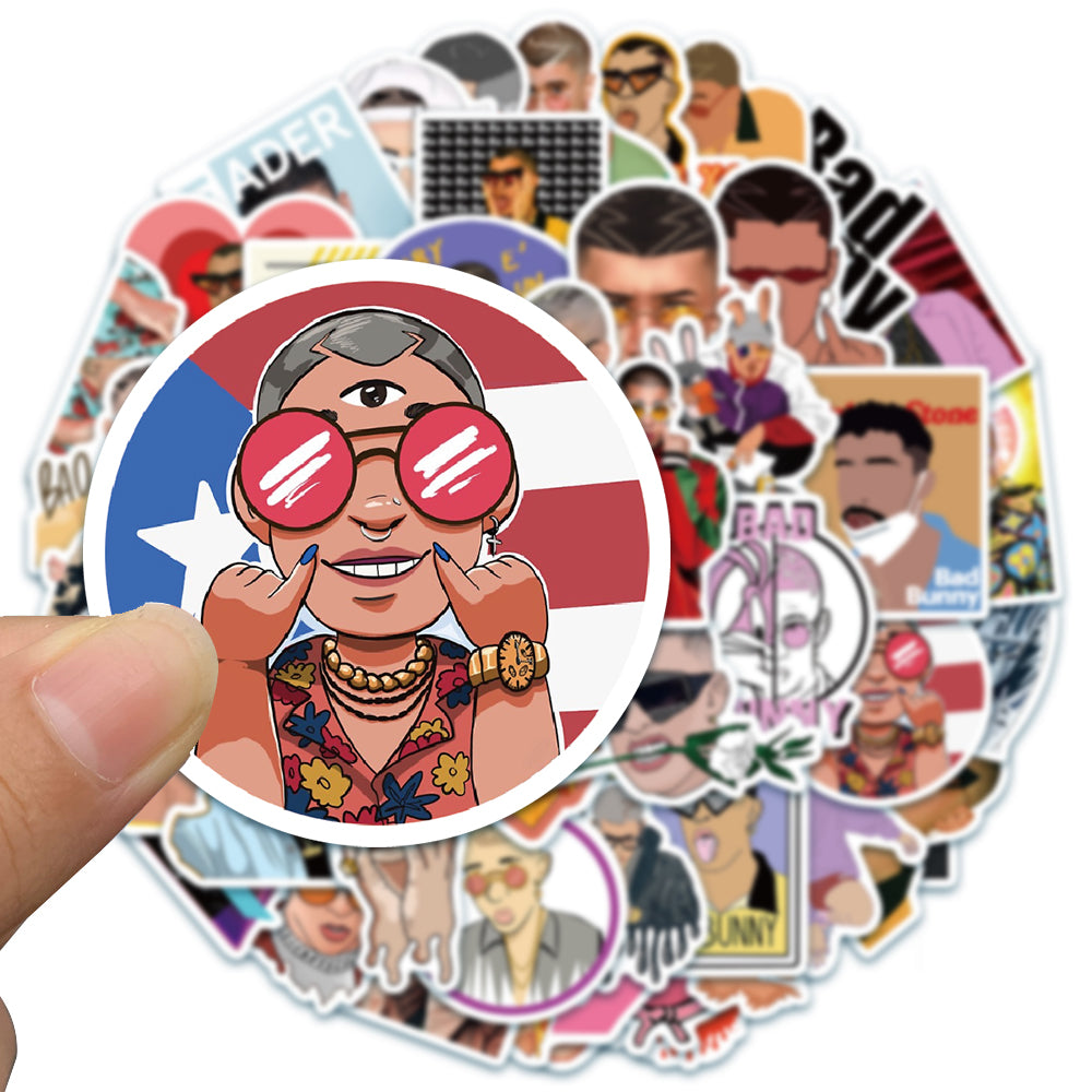 50pcs Pop Singers Stickers – AU Sticker World