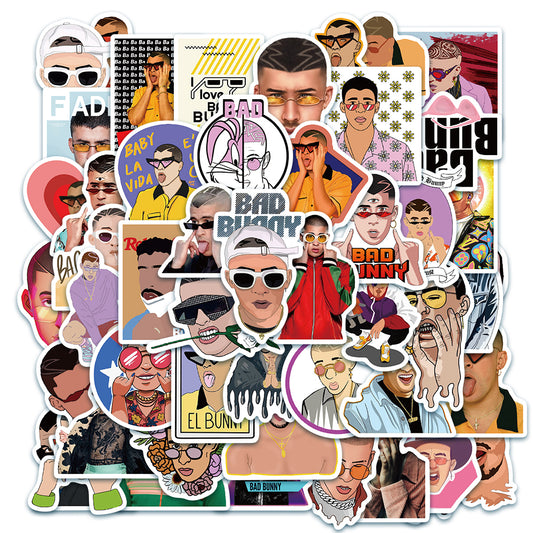 50pcs Bad Bunny 1 Stickers