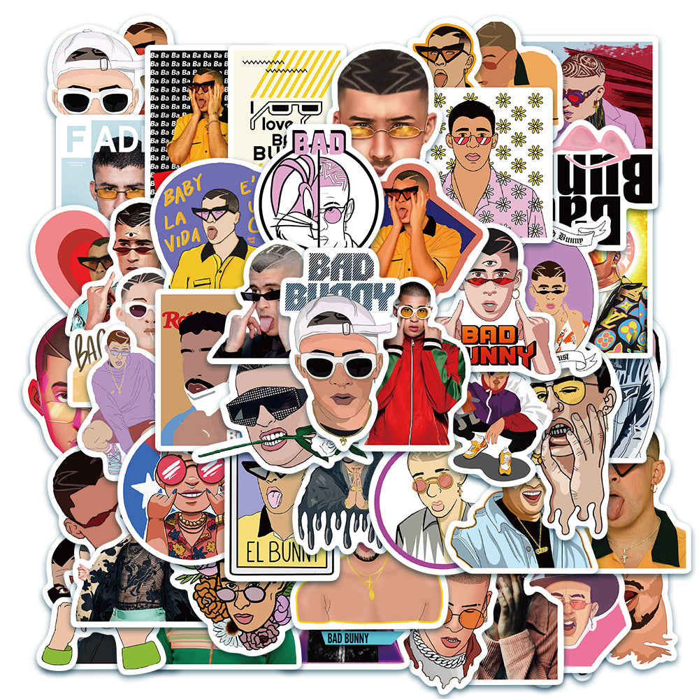 50pcs Pop Singers Stickers