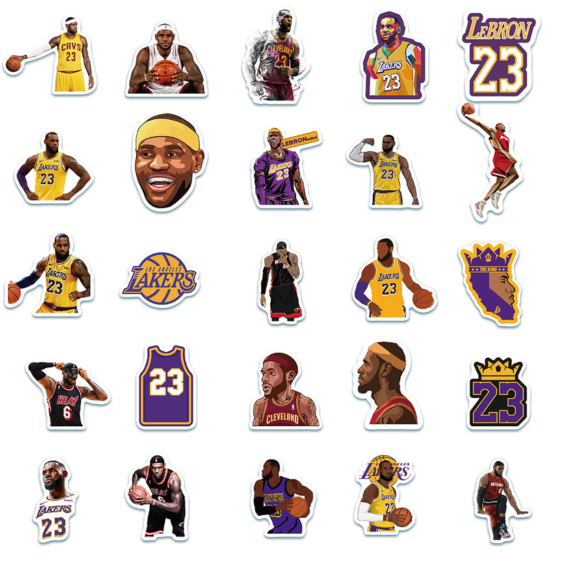 James Sticker 50pcs LeBron James Stickers – AU Sticker World