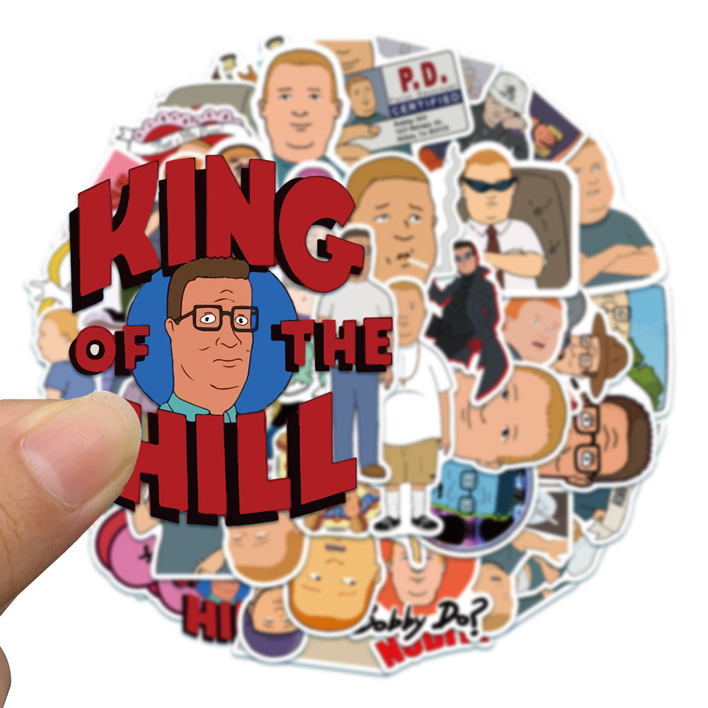 50pcs King of the Hill Stickers