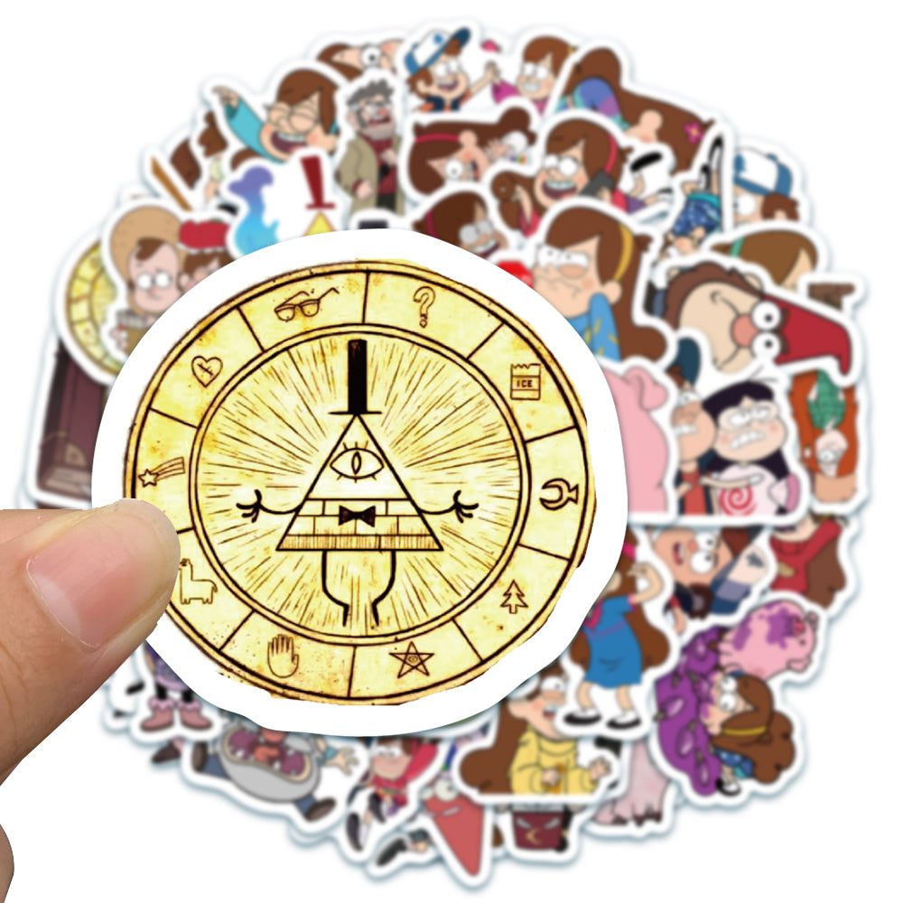 50pcs Gravity Falls Stickers – AU Sticker World