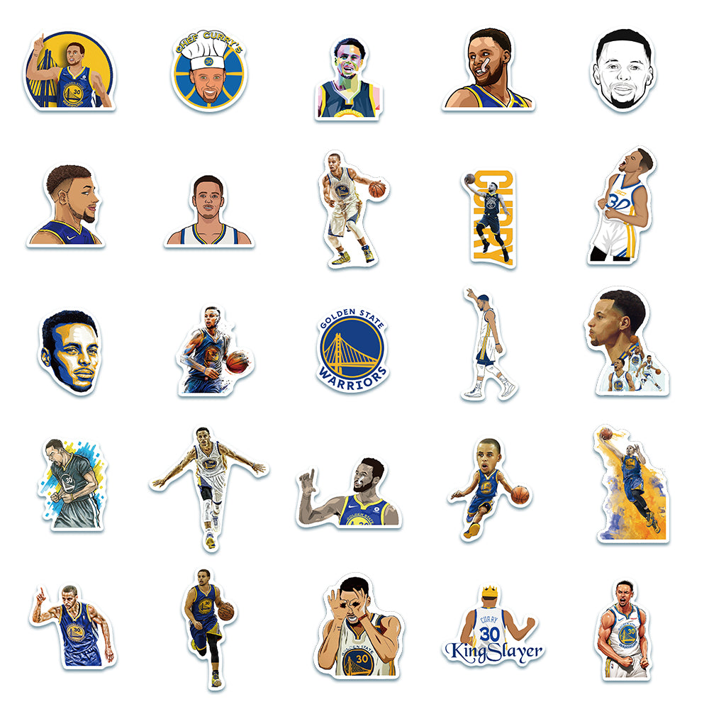 50pcs Stephen Curry Stickers – AU Sticker World