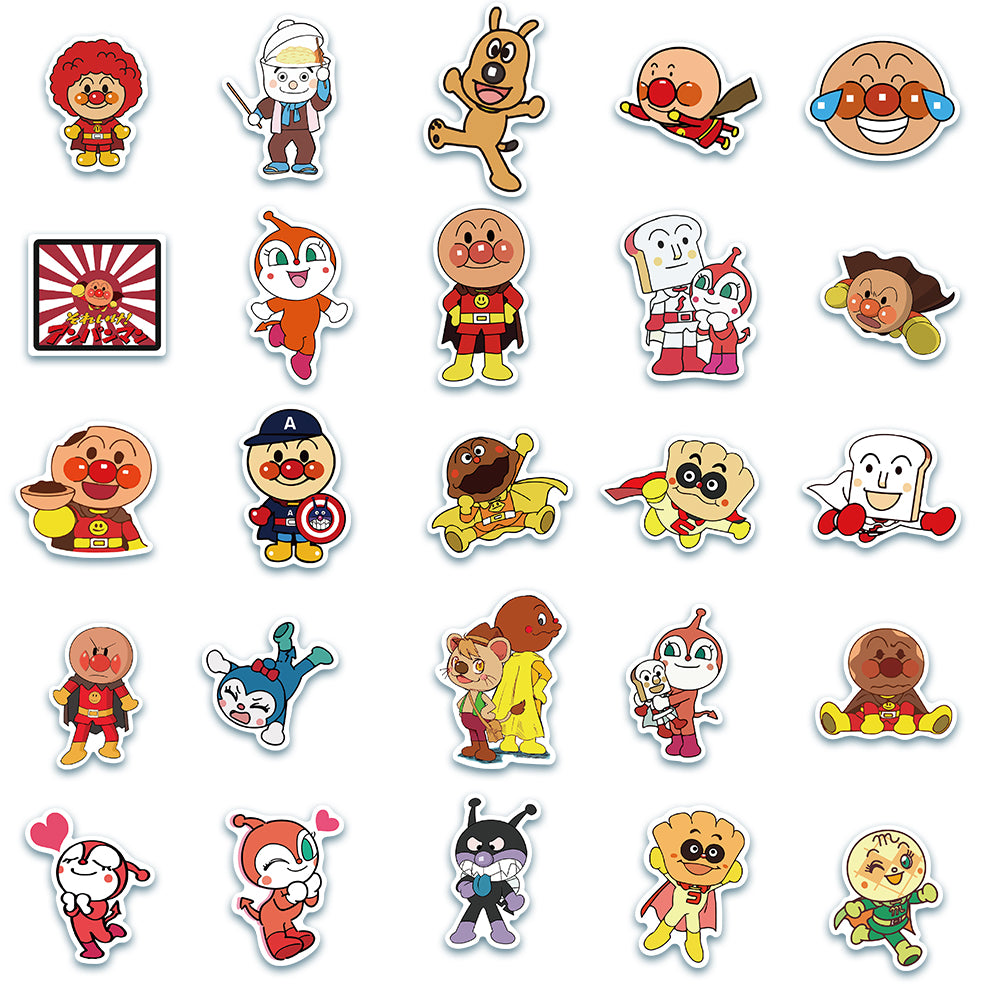 50pcs Anpanman Stickers