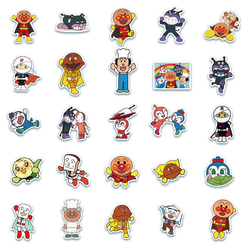 50pcs Anpanman Stickers