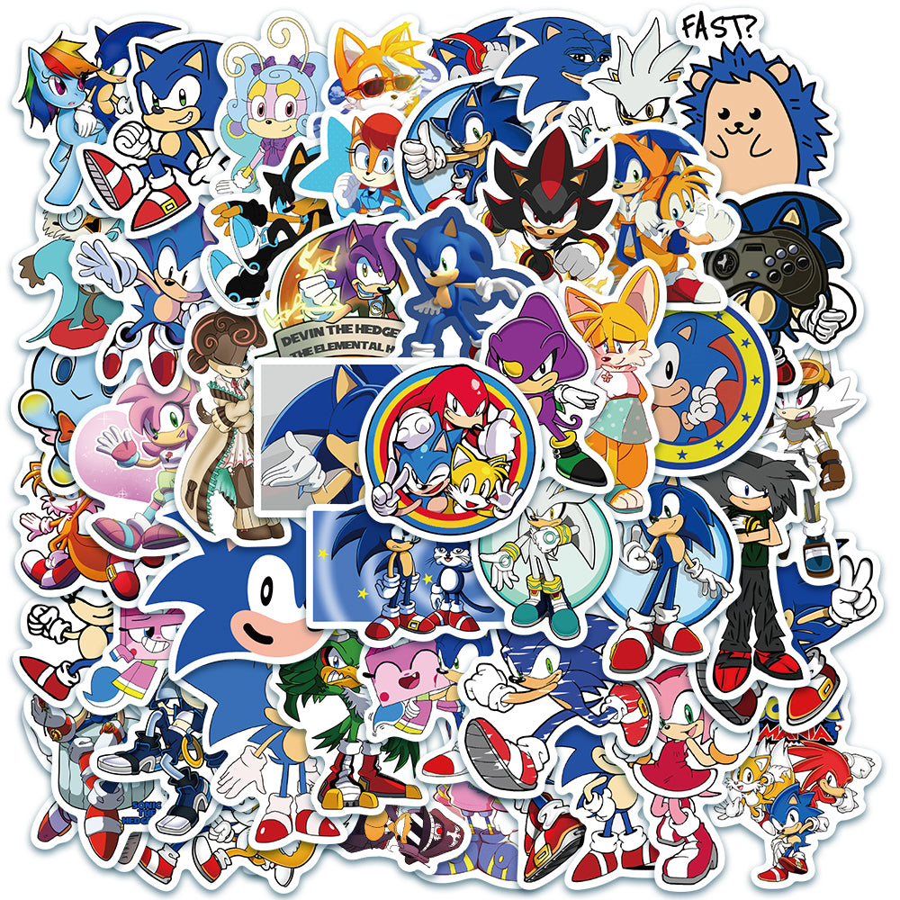 50pcs Sonic 1 Stickers – AU Sticker World
