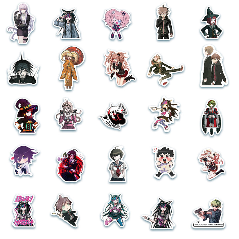 50pcs Danganronpa 1 Stickers – AU Sticker World