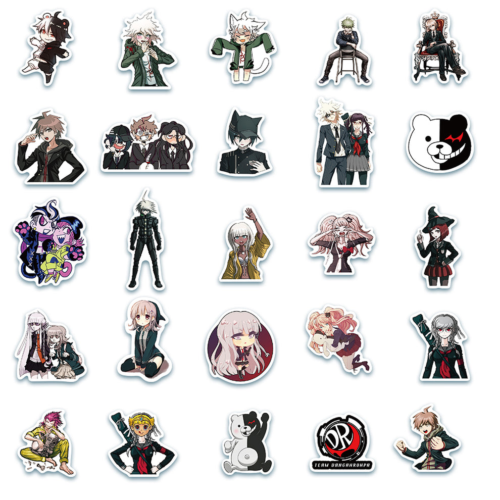 50pcs Danganronpa 1 Stickers – AU Sticker World