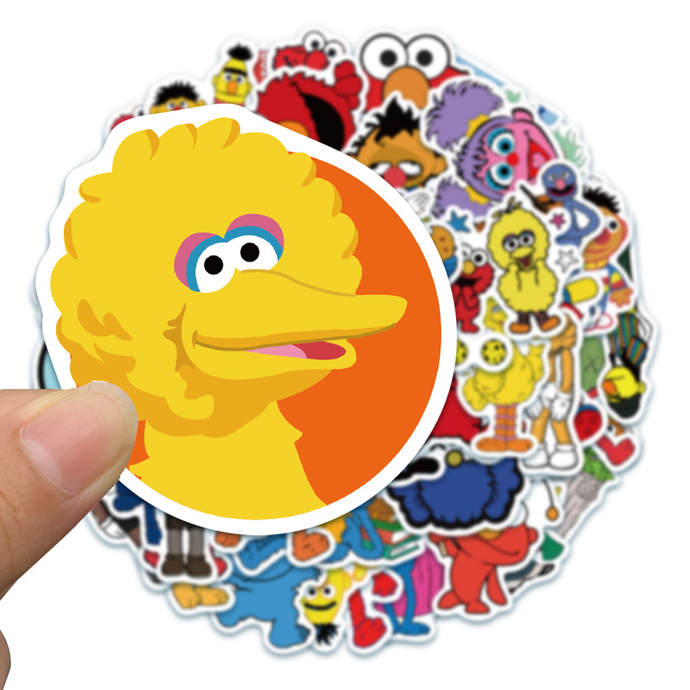 50pcs Sesame Street 2 Stickers