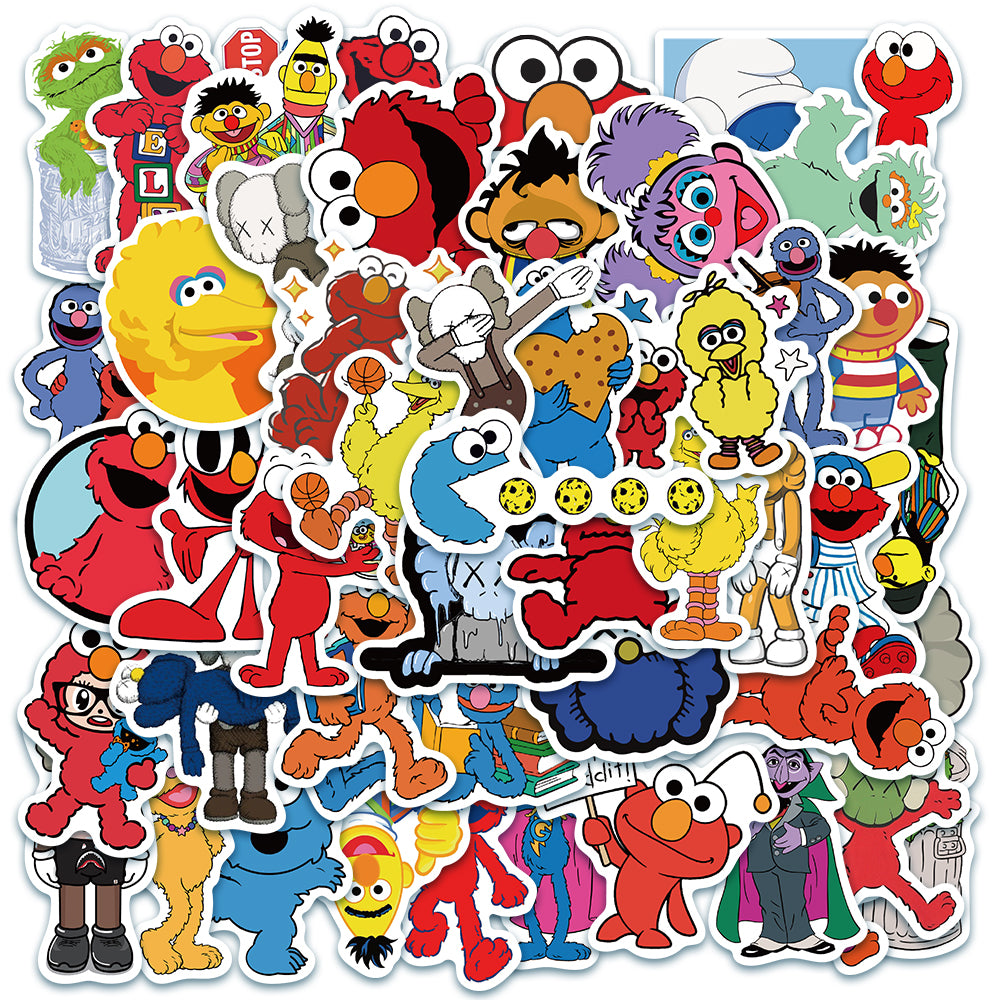 50pcs Sesame Street 2 Stickers