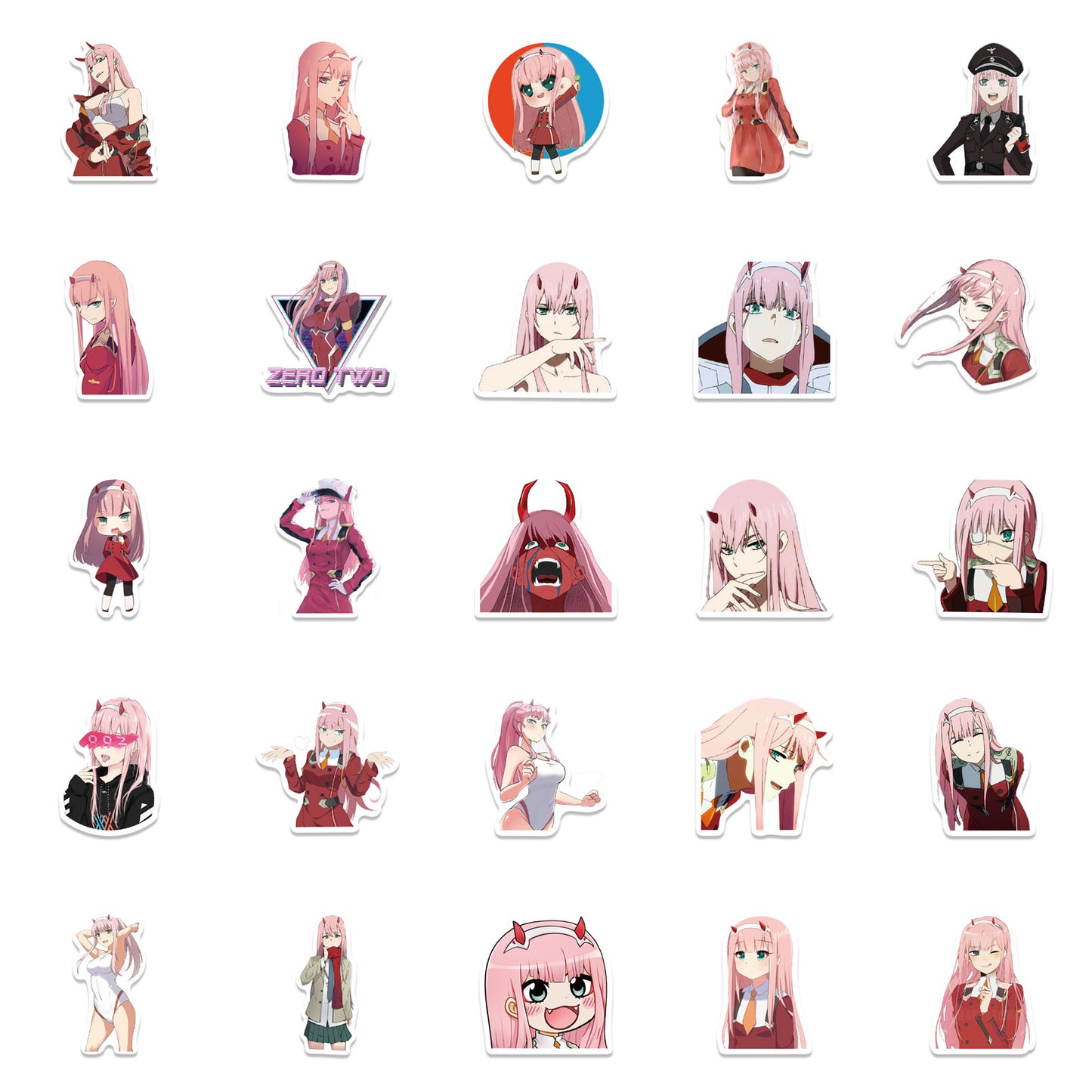 50pcs Darling In The Franxx 2 Stickers