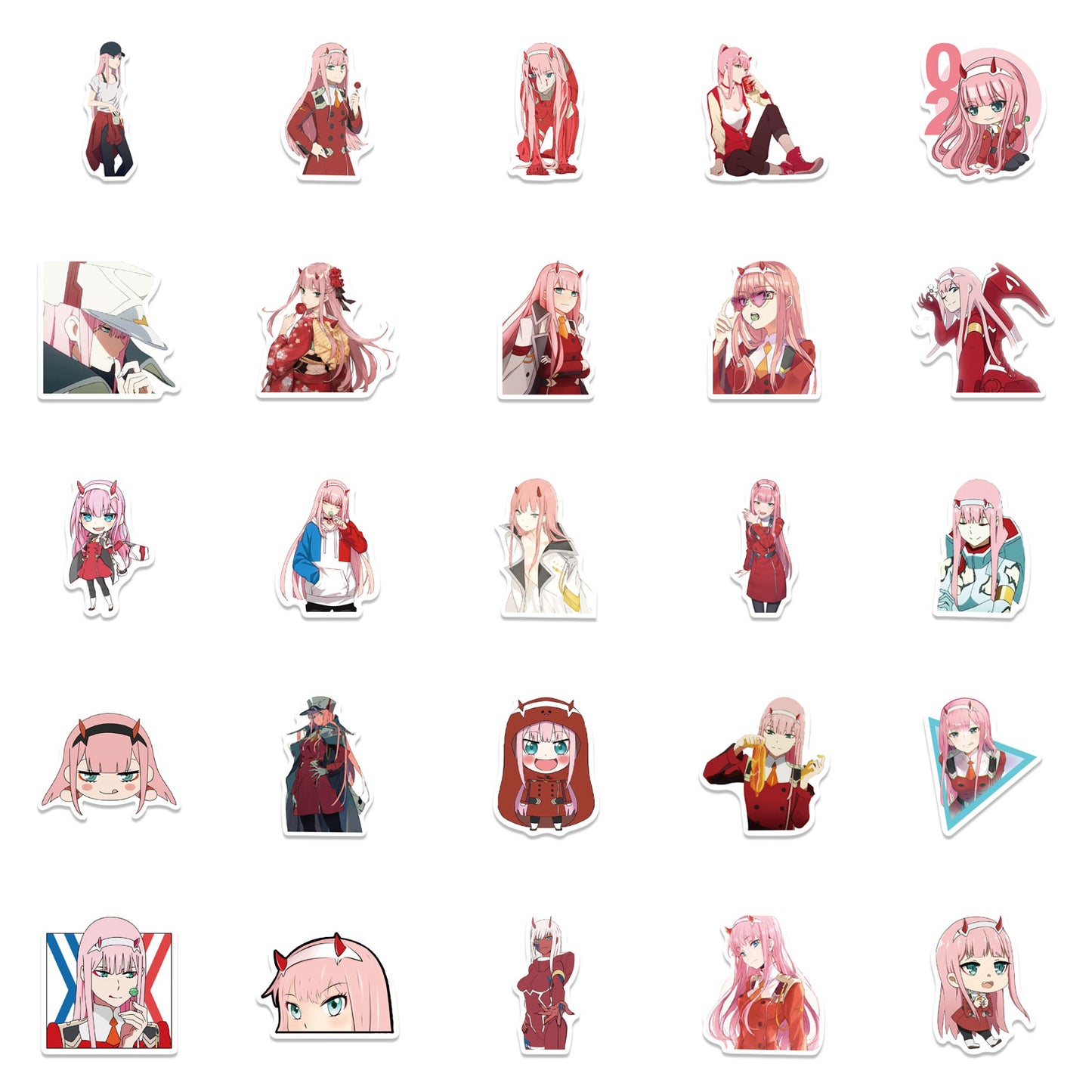 50pcs Darling In The Franxx 2 Stickers