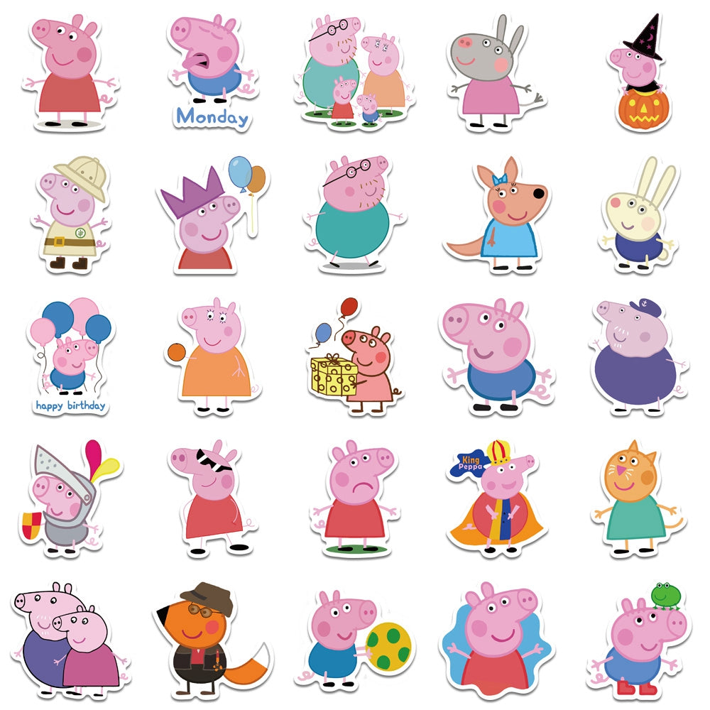 50pcs Peppa Pig 1 Stickers