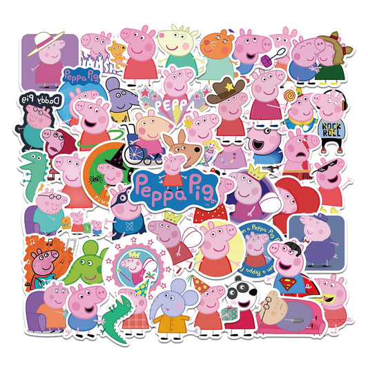 50pcs Peppa Pig 2 Stickers