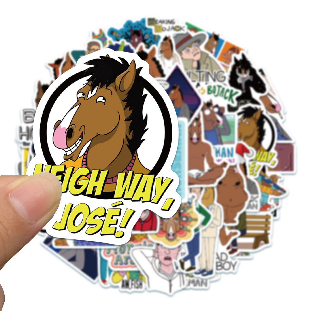 50pcs BoJack Horseman Stickers