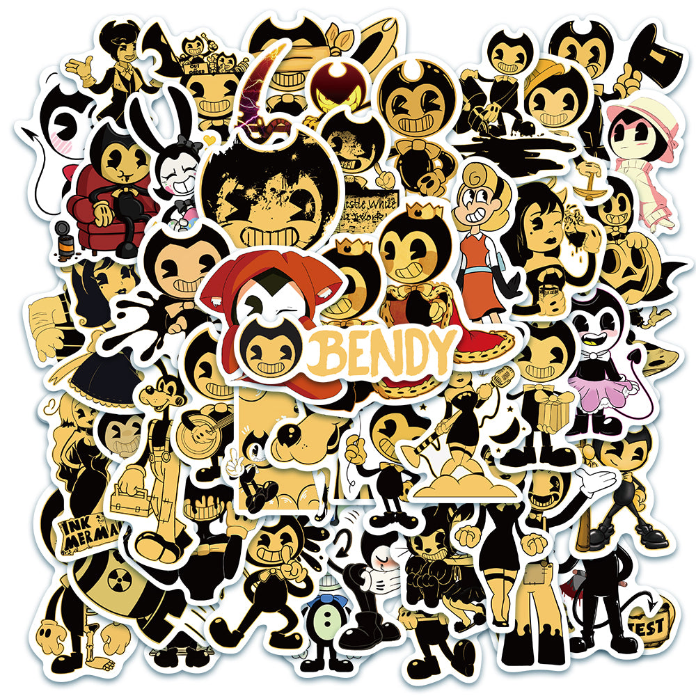 50pcs Bendy and the Ink Machine Stickers