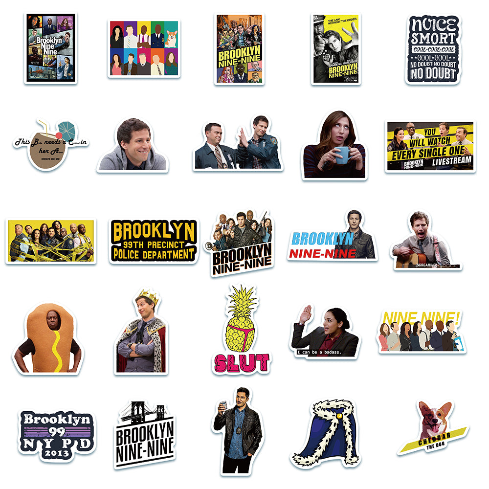 50pcs Brooklyn Nine Nine Stickers