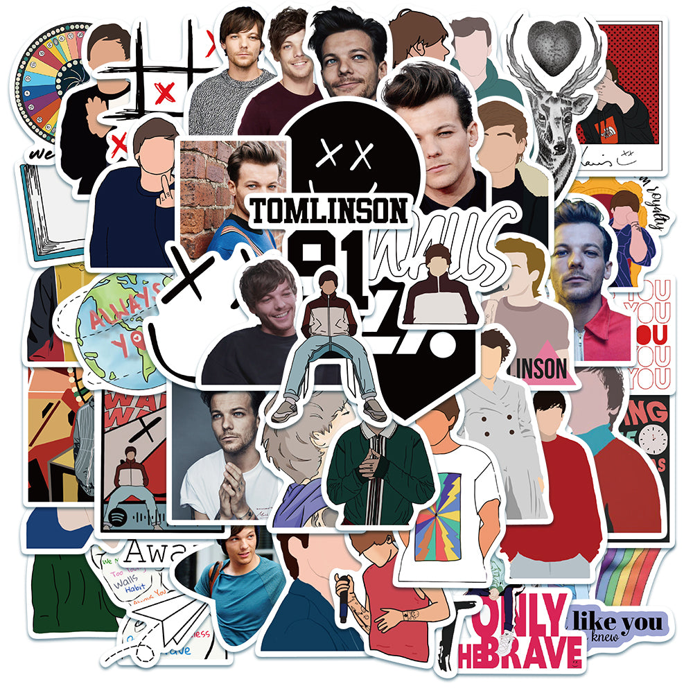 50pcs Louis Tomlinson Stickers