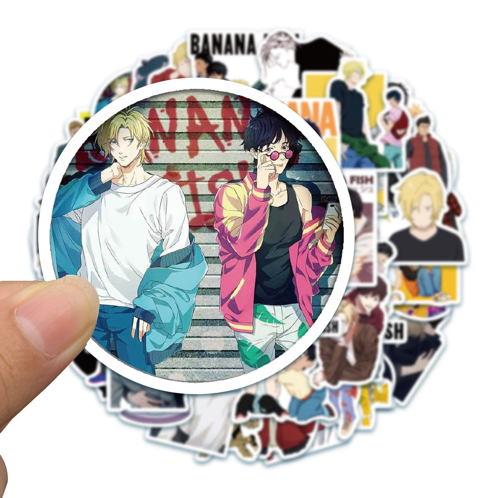 50pcs Banana Fish 1 Stickers