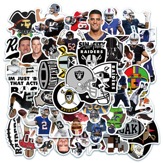 50pcs Oakland Raiders Stickers
