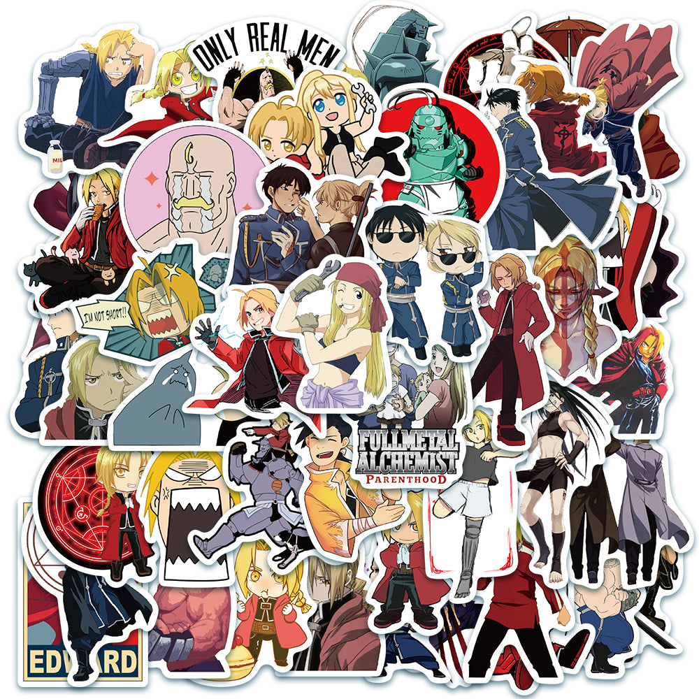 50pcs Fullmetal Alchemist Stickers