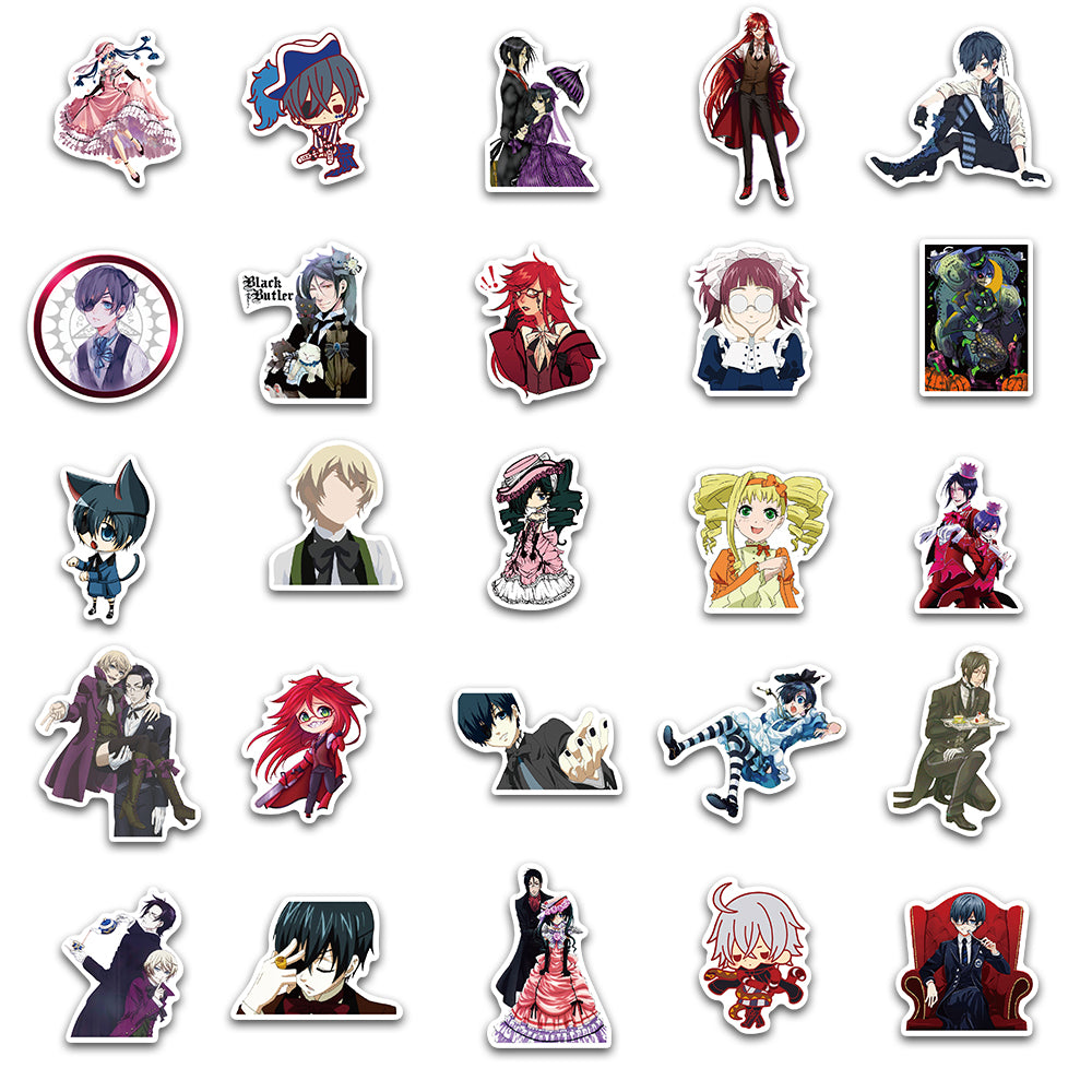 50pcs Black Butler 1 Stickers