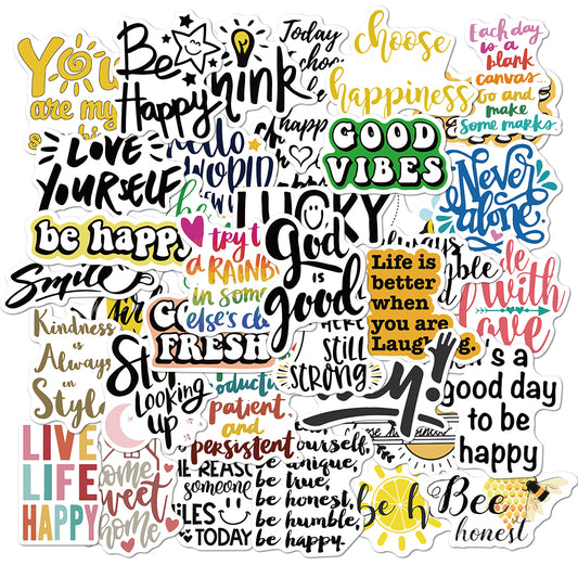 50pcs Motivational Slogan 1 Stickers