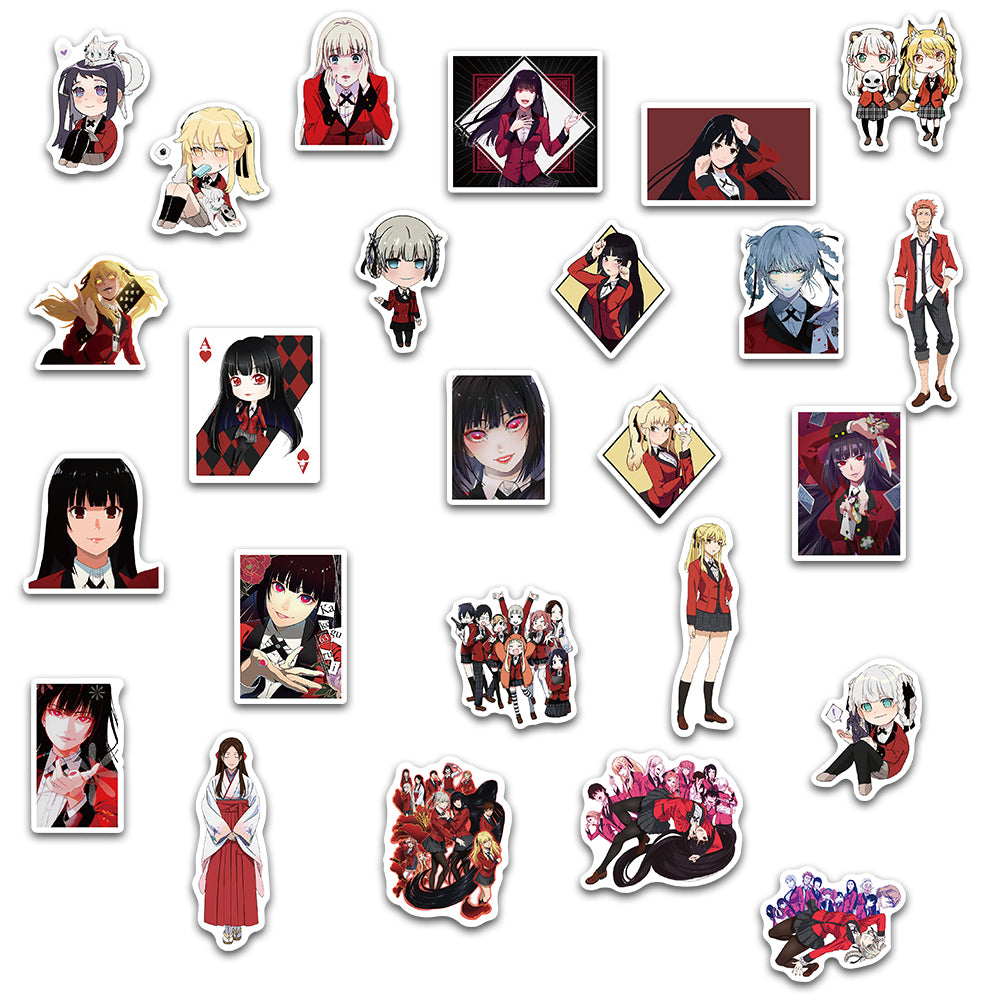 50pcs Kakegurui Compulsive Gambler 2 Stickers