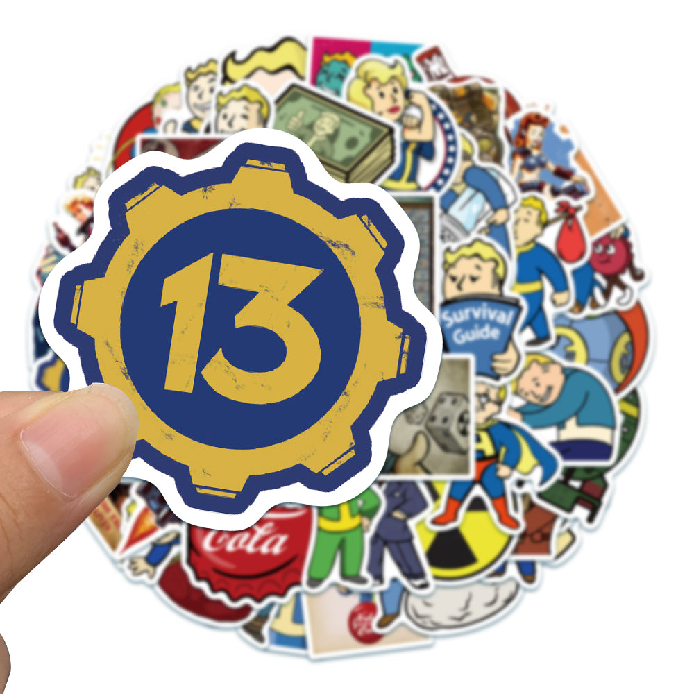 50pcs Fallout Stickers