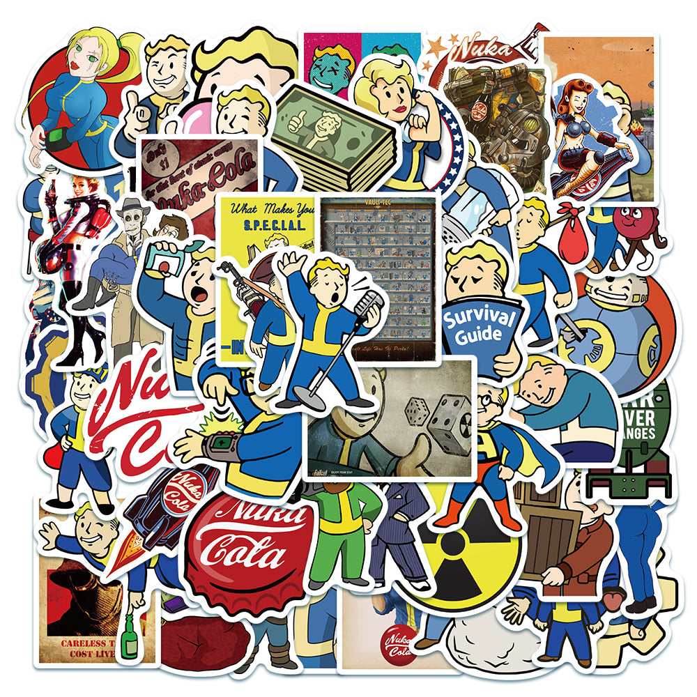 Fallut Sticker 50pcs Fallout Stickers – AU Sticker World