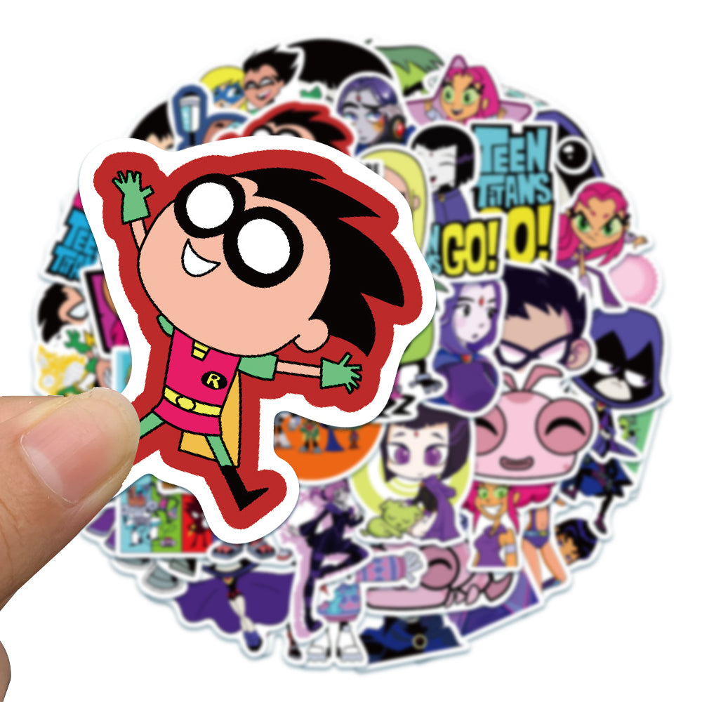 50pcs Teen Titans 2 Stickers