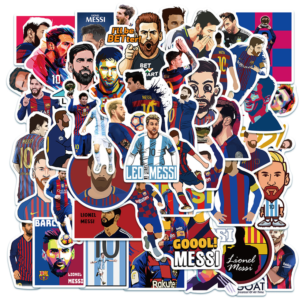 50pcs Lionel Messi Stickers – AU Sticker World