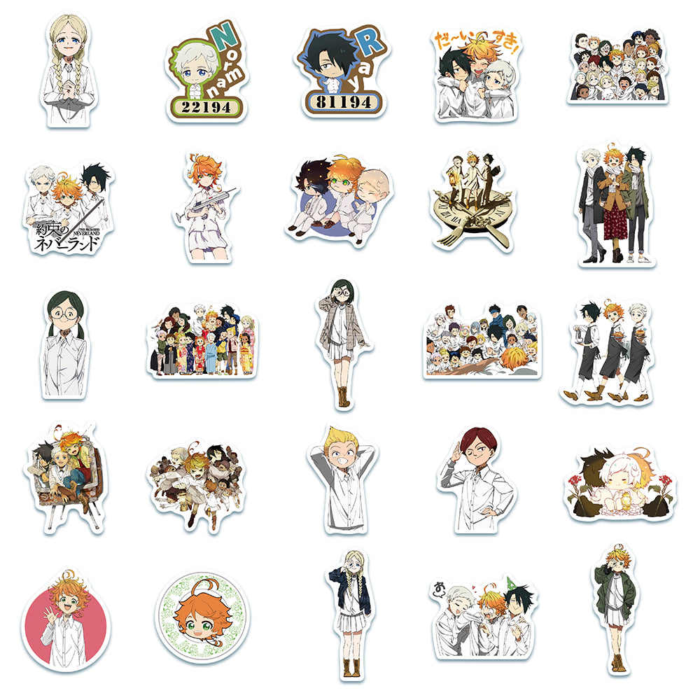 50pcs The Promised Neverland 1 Stickers